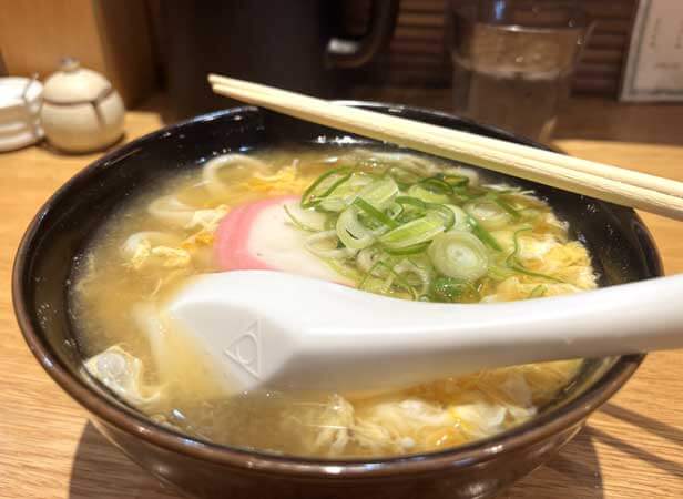 うどん平の卵とじうどん